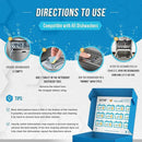 Washing Machine Dishwasher & Disposal Cleaning Tablets - Appliance Refresh Bundle Includes 12 Month Supply Cleaner Deodorizer, Washer Descaler, Disposer Freshener Deep 72 by CozyNest Decor