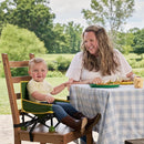 Bright Starts John Deere Pop 'N Sit Portable Booster Chair, Floor Seat, Indoor/Outdoor Use, Compact Fold, Green and Yellow, 6 Mos - 3 Yrs by TinyTreasures Baby Boutique