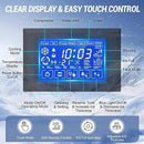 Commercial Ice Maker 600 Lbs/24H Ice Machine Large Capacity Stainless Steel, 182 Ice Trays Industrial Ice Machine, 350 Lbs Storage Commercial Ice Maker Machine Freestanding, Cube Ice Maker Commercial by CozyNest Decor