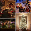 50FT C7 Clear LED Christmas String Lights Outdoor, Commercial Connectable Christmas Lights with 50+2 Bulbs(2 Spare), Hanging Christmas Tree Lights for Xmas Holiday Party Roofline Backyard Decor by GreenHaven Gardens