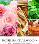 AOOVOO Rose Sandalwood Candles - 22 oz Scented Candles, Aromatherapy Candle, Soy Candle for Home Scented by CozyNest Decor