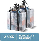 CleverMade Under Bed Storage Bag - Collapsible Storage for Shoes and Clothes Easy Use - Heavy Duty Utility Bag Home by CozyNest Decor