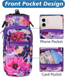 32 40 oz Water Bottle Carrier with Strap, Neoprene Water Bottle Sleeve Bag with 2 Pockets Insulated Flask Sling Holder for Walking Hiking Gym by TinyTreasures Baby Boutique