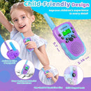 Vvinca Walkie Talkies for Kids Rechargeable 3 Pack, Toys for Boys Girls Age 3-13 Ourdoor Camping Birthday Gift, 3KM Long Range Walkie-Talkie 2 Way Radios 22 CH VOX with Li-ion Battery Flashlight by TinyTreasures Baby Boutique