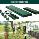 MAXPACE 125pcs Garden Stakes Kit: Includes 40 Sets of Fiberglass Plant Sticks Supports & Accessories for DIY 4ft, 5ft, 6ft, 7ft Stakes for Tomato, Vegetables, Indoor & Outdoor Gardening Supplies by GreenHaven Gardens
