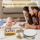 VINJOE Wooden Music Set–Kids Musical Instruments Toys, Natural Wood Percussion Instruments Toy for Kids Preschool Education Baby Musical Toys Instrument Set for Toddlers Best Gifts for Christmas by TinyTreasures Baby Boutique