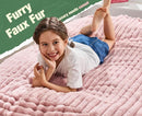 Hobestluk 6FT Bean Bag Chairs Adult Bean Bag with Portable Handle Comfy Large Bean Bag Lounge Chair with Removable Cover for Living Room Bedroom (Stripe Pink, 6FT) by TinyTreasures Baby Boutique