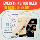 DIY Wood Building Kits, STEM Woodworking Kit for Kids, Creative Fun Craft Projects, Great Gift for Boys & Girls (Wooden Guitar, 1-Pack) by TinyTreasures Baby Boutique