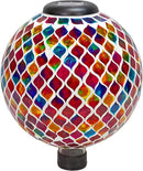 Sunnydaze 10-Inch Solar Gazing Ball for Garden - Glass Outdoor Gazing Globe - Summer Trellis - Set of 2 by CozyNest Decor