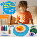 Arts and Crafts for Kids Ages 4-8,Paint Spin Art Machine Kit,Art Craft Set for 6-9 Year Old,Cool Painting Spinner Toys Kits Set,Art Supplies Birthday Gifts for Boy Girl Ages 6 7 8 9 10 11 12 Blue by TinyTreasures Baby Boutique
