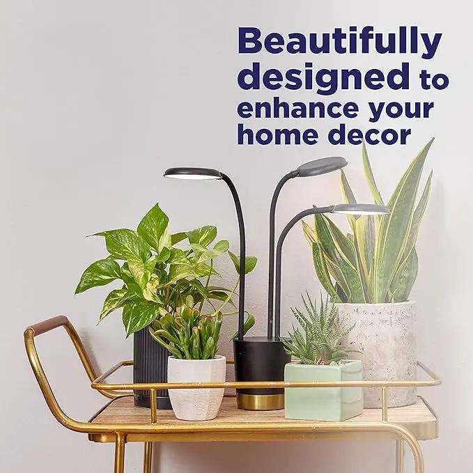 AeroGarden Trio Grow Light for Indoor Plants, Grow Live Plants Anywhere in The Home, Adjustable Light Modes, Black, photo 8 of 9