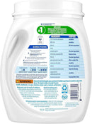 All Mighty Pacs Laundry Detergent, Free Clear for Sensitive Skin, Tub, 60 Count by CozyNest Decor