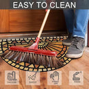 CHICHIC Welcome Door Mat 18 x 30 Inch Front Doormat Outdoors for Home Entrance Outdoors Mat for Outside Entry Way Doormat Entry Rugs, Heavy Duty Non Slip Rubber Back Low Profile, Semicircle by CozyNest Decor