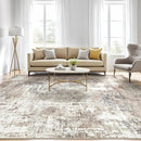 5x8 Area Rug Living Room: Machine Washable Large Abstract Modern Soft Rugs Stain Resistant Indoor Floor Non Slip Accent Carpet for Bedroom Nursery Playroom Office Dining Room Dorm Home House- Brown by TinyTreasures Baby Boutique