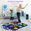 Dance Mat Toys for 3-12 Year Old Girls - Light Up 8 Buttons Dance Mat for Kid Age 4-8 Bluetooth Dance Pad - Kids Toy 8-12 Year Olds, Birthday for 3 4 5 6 7 8 9 10+ Year Old Boys Kids by TinyTreasures Baby Boutique