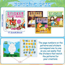 4Pcs Bible Paint by Sticker Books Sticker by Number Books Activity Book Stickers Puzzle Book Christian Craft Art Gift Set Party Favor with Jesus Bible Cross 32 Pictures by TinyTreasures Baby Boutique