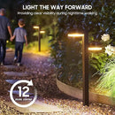 Solar Pathway Lights Outdoor Waterproof, 4 Pack with 8 Head Solar Lights Outdoor Super Bright Up to 12Hrs, Auto On/Off Garden Light for Yard Patio Path Walkway Driveway Outside Decor by CozyNest Decor