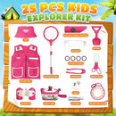 SMILESSKIDDO Bug Catcher for Kids, 25 Pcs Kids Explorer Kit & Kid Bug Catching Kit - Kid Nature Kits Outdoor Adventure Toys for Girls 3+ Years Old by TinyTreasures Baby Boutique