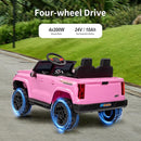 24V 10Ah Ride on Toy for Big Kids, 4WD 2 Seater Electric SUV Kids Car to Drive w/Remote Control, 4x200W Motors - Pink by TinyTreasures Baby Boutique