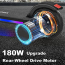 Caroma Electric Scooter for Kids Ages 6-12,150W/180WMotor,10 MPH Max Speed & 7 Miles,Colorful Lights,Adjustable Height & Speed,LED Display,Foldable Kids Electric Scooter 132 Lbs Max Load,Idea Gift by TinyTreasures Baby Boutique