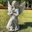 Praying Angel Garden Statue, Religious Fairy Sculpture Waterproof Decorative Figurine Art Decor for Patio, Lawn, Yard, Housewarming Ornament Present Angels HSa-1 by CozyNest Decor