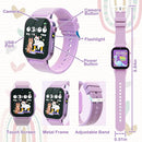 Kids Smart Watches Girls Gift for Age 5-12, Watch for Kids with 32 Games HD Touch Screen Video Camera Pedometer Music Player Flashlight 12/24 hr Toys for 5 6 7 8 9 Year Old Girl Birthday Gift by TinyTreasures Baby Boutique
