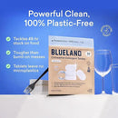 BLUELAND 100% Plastic-Free Dishwasher Detergent Tablets, Starter Set, 60 Count with tin, Free & Clear, Eco-Friendly Dishwashing Pods, Natural, Sustainable by CozyNest Decor