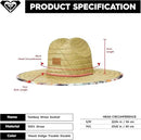 Roxy Women's Tomboy Straw Hat by GreenHaven Gardens