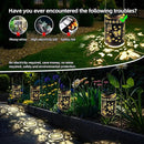 Solar Lanterns Outdoor Waterproof Butterfly Metal Garden Lights, Hanging Decor for Patio, Yard, Fence, Porch, Pathway, Gifts for Women, Mom, Grandma, Unique Mother’s Day by GreenHaven Gardens