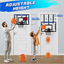Kids Indoor Basketball Hoop with Scoreboard & Timer,Toddler Adjustable Height Basketball Goal Toy for Outdoor Backyard,Sports Game Play by TinyTreasures Baby Boutique
