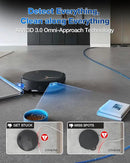 ECOVACS DEEBOT T50 MAX PRO Omni Robot Vacuum and Mop, 18,500Pa Suction, 18mm Auto-Lift, ZeroTangle &TruEdge 2.0, AIVI 3.0 Obstacle Avoidance, Auto Hot Water Mop Wash/Dry/Refill, Self-Emptying by CozyNest Decor