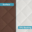 NTBAY 2 Pack Waterproof Crib Mattress Protector, Quilted 28"x52" Toddler Fitted Sheet - Machine Washable - Soft and Breathable Mattress Pad Cover for Crib, Nursery, Daycare, Cot, Brown by TinyTreasures Baby Boutique