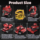 STEM Robot Toys for Kids Ages 8-14, 5-in-1 Remote Control and APP Programmable Robot Toys - 495 Pcs DIY Building Science Educational Kit, Building Block Birthday Present for Teen Boys Girls by TinyTreasures Baby Boutique