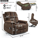 Lazy Boy Recliner Chair, Postoperative Recovery，Retractable 23'' Extra-Long Leg Support Lift Chair Hold up to 400lb，25.5'' Oversized Recliner seat for Big and Tall by CozyNest Decor
