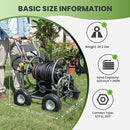Giraffe Tools Hose Reel Cart, Hose Cart with Wheels Heavy Duty, Industrial Hose Reels for Outside, 250-Feet of 5/8" Hose Capacity, Hose Guide Pre-Installed by GreenHaven Gardens