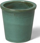 Emissary Round Stoneware Planter (Parent SKU 12012) (Green, 8" D x 7" H) by CozyNest Decor