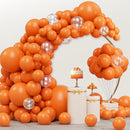JOYIN 150 Pcs Orange Balloons, Different Sizes 18 12 10 5 Inch Orange Latex Balloon Arch Kit with Instruction for Birthday Party Graduation Wedding Holiday Decoration by TinyTreasures Baby Boutique