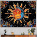 Lunerfex Sun and Moon Tapestry Mandala Wall Tapestry, Cute Tapestries for Bedroom Ceiling Tapestries Wall Hanging for Bedroom Living Room Decor Sun-1 44"x60" by CozyNest Decor