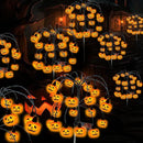 Halloween Decorations, 4 Pack 80LED Solar Halloween Pumpkin Lights Outdoor Waterproof Halloween Solar Garden Lights Swaying Firefly Lights for Yard Garden Patio Party Decor Orange by GreenHaven Gardens