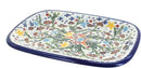 Blue Rose Polish Pottery Atlantis Medium Rectangular Serving Platter by CozyNest Decor