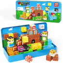 Magnetic Blocks Travel Toys with Portable Metal Tin - STEM Magnet Building Blocks Toddler Kids Toys for 3 4 5 6 7 8 Year Old Boys & Girls Xmas Birthday Gifts Classroom Must Haves Decor by TinyTreasures Baby Boutique