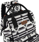 Wrangler Aztec Backpack Organized Daypack Travel Baby Bag with Stroller Strap and Side Bottle Pockets by TinyTreasures Baby Boutique