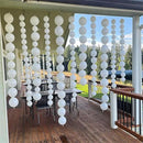 White Link Balloons, 100PCS Linking Balloons with Tail for Making Balloon Wall Arch and Chains, Pearl Quick Balloon for Wedding Birthday Baby Shower Engagement Graduation Party Decorations (6inch) by CozyNest Decor