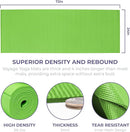 Sunshine Yoga Voyage Yoga Mat, 10 Pack, 72" x 24" Professional Studio and Gym Bulk Yoga Mats, 5mm Thick, Durable, Anti-Tear, Non Slip Fitness and Exercise Mats by TinyTreasures Baby Boutique