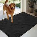 COSY HOMEER-Door-Mat-Non-Slip-Entryway-Rug 24”x36” Absorbent Welcome Mats Washable Dirt Trapper Door Mat Entrance Floor Mats for Front Back Doormats and Wet Shoes,Black by CozyNest Decor
