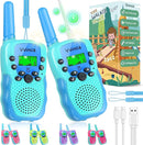 Vvinca Toys for Ages 5-7 Boys Girls, Rechargeable Walkie Talkies for Kids Long Range 22 CH 2 Way Kids Walkie Talkie with Flashlight for Camping Hiking Indoor Outdoor 3 4 5 6-12 Birthday by TinyTreasures Baby Boutique