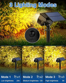 Fabrito Solar Spot Lights Outdoor 136 LEDs, Large Area Lighting Solar Lights Outdoor, 2 Pack IP65 Waterproof Landscape Spotlights Auto On/Off for Yard, Garden, Pathway, Plants,Tree (Warm White) by GreenHaven Gardens
