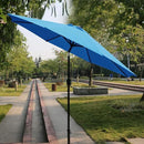 Sunnyglade 9' Patio Umbrella Outdoor Table Umbrella with 8 Sturdy Ribs (Blue) by GreenHaven Gardens