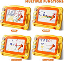 Large Magnetic Drawing Board Toddler Toys for 3 4 5 6 Year Old Kids Girls Boys, Doodle Board Montessori Preschool Educational Travel Toys Gifts for 3 4 5 6 Year Old Etch Sketch Erasable Writing Pad by TinyTreasures Baby Boutique