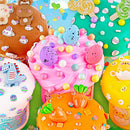LAWOHO Butter Slime Kit Easter Basket Stuffers - 6 Prefilled Easter Eggs with Butter Slime & Cute Slimes Add-ins, Soft & Non Stick Fluffy Slimes for Birthday Party Favors for Girls & Boys Egg Fillers by TinyTreasures Baby Boutique